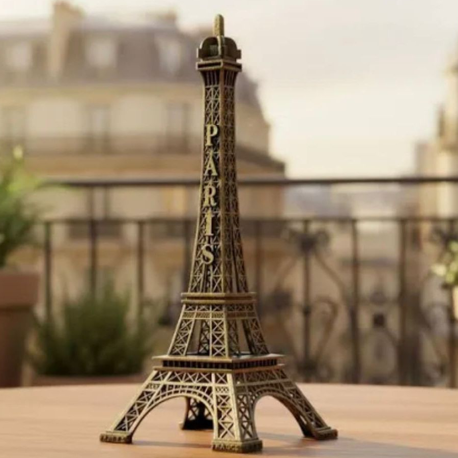 Torre Eiffel Miniatura Paris10cm Enfeite Decoração De Mesa