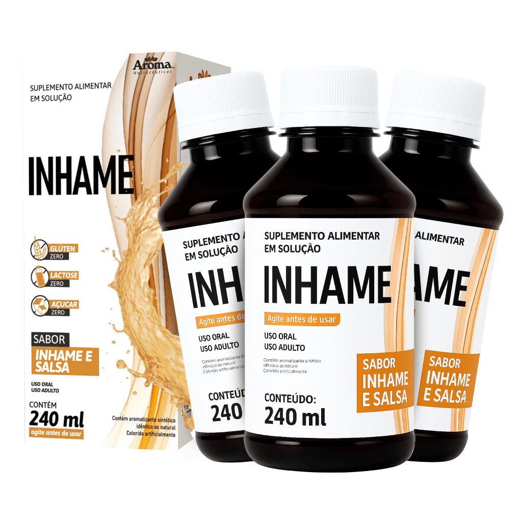 Kit 3x Inhame em Solução  Depurativo Do Sangue Imunidade 240ml
