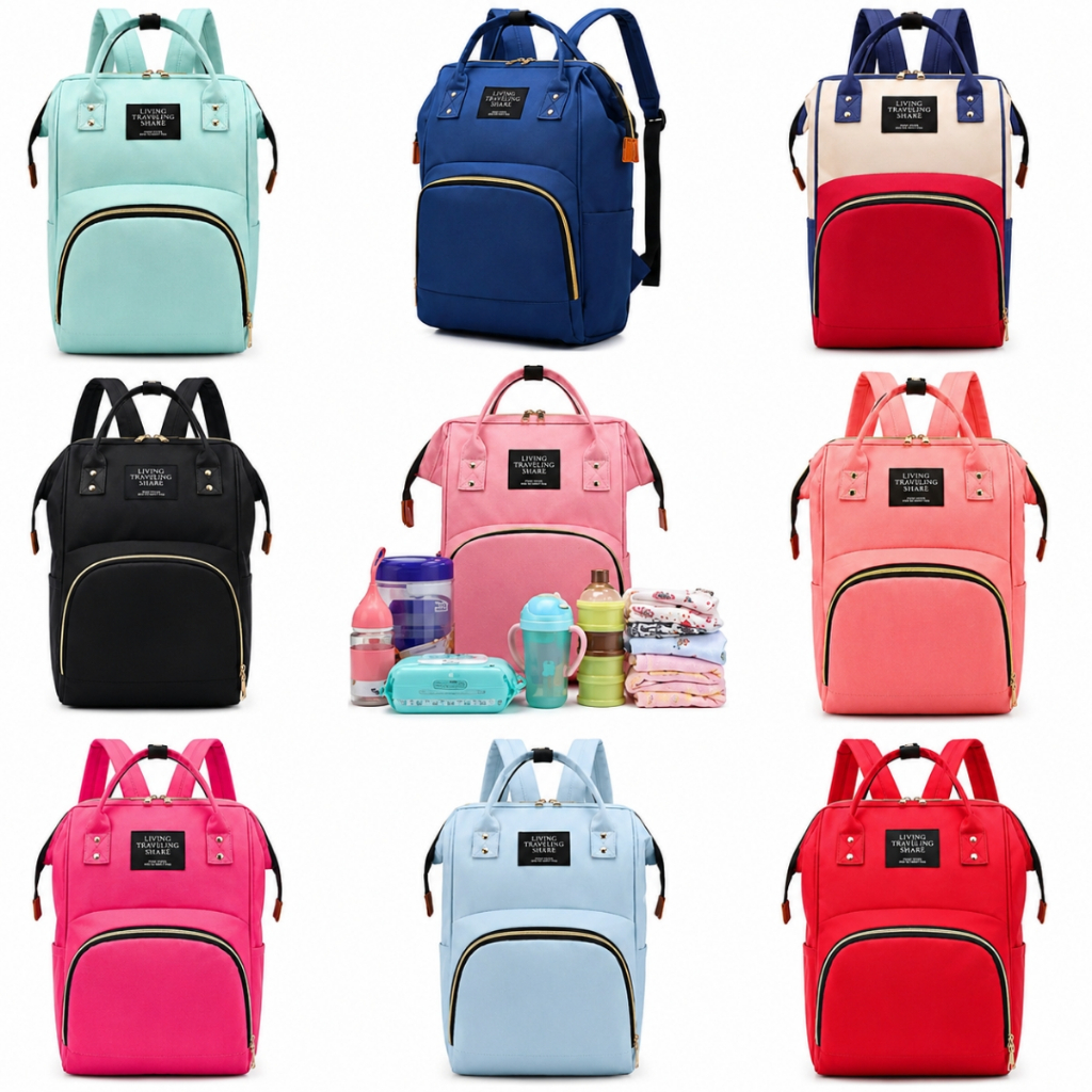 Mochila Bolsa Para Maternidade Térmica Bebe Menino Menina Saída de Hospital Multifunções Impermeável