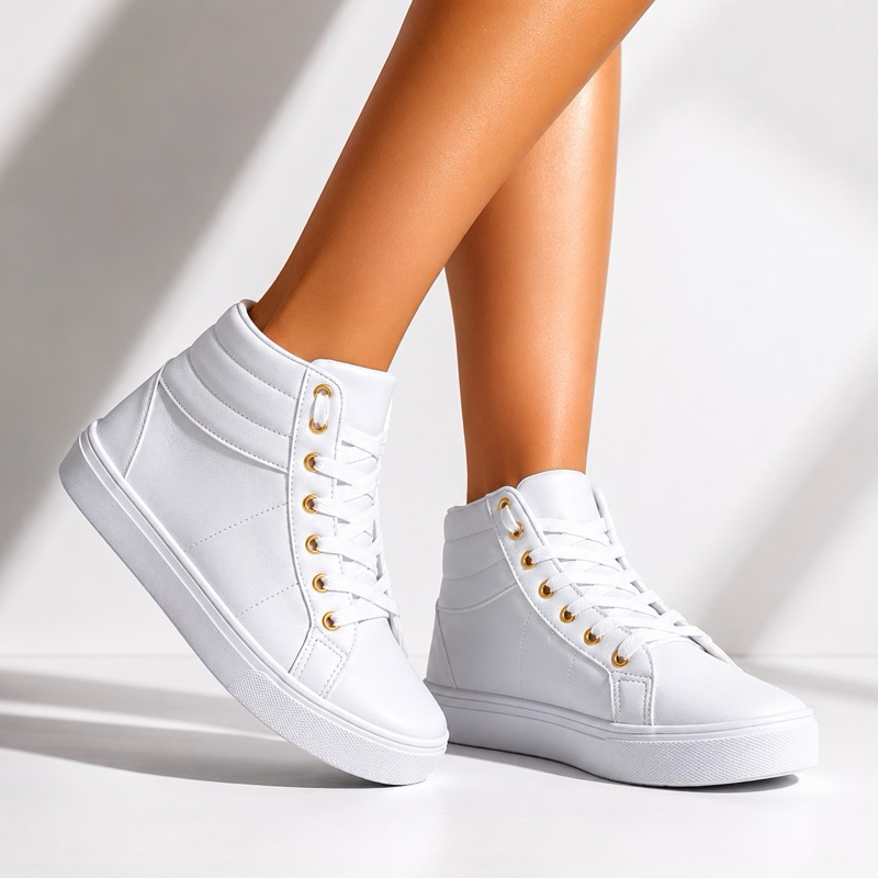 Tênis Botinha Feminino Coturno Basico Casual, Cano Alto Médio, Fitness Dia a Dia,  Promoção!