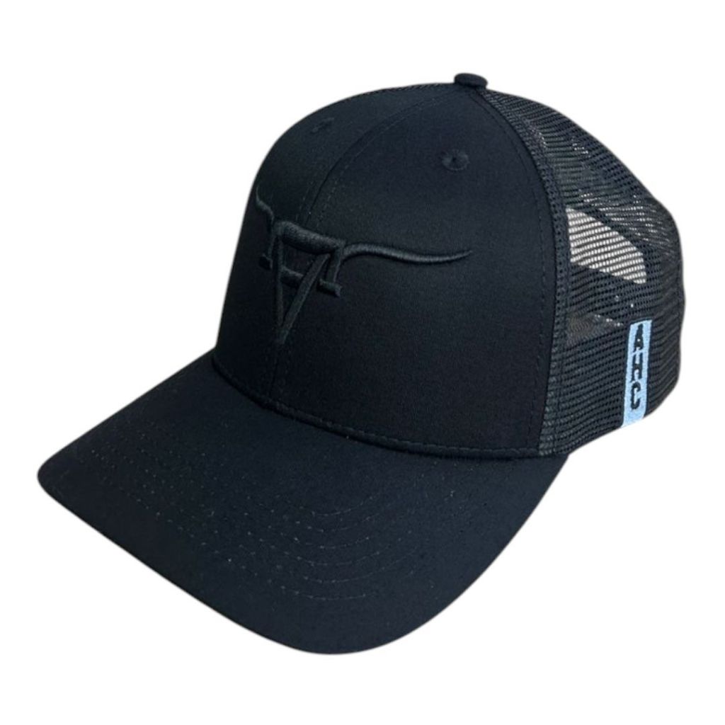 Boné All Hunter Country Original Preto original Tela Masculino Aba Curva Agro Rodeio Cowboy