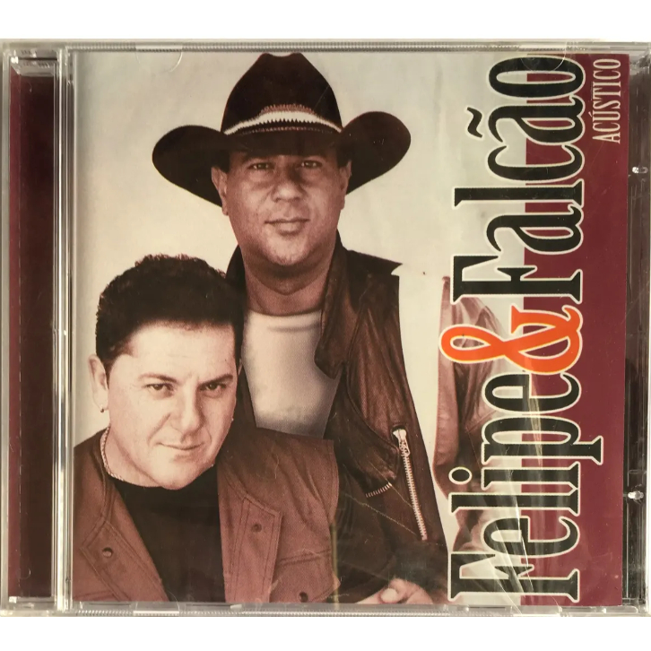 Felipe e Falcão Cd Acústico Lacrado Sertanejo 2001