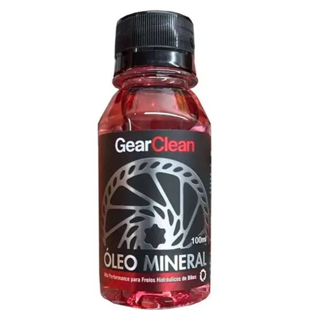 Óleo Minera Fluido Freio Hidráulico Gear Clean 100ml Disco Bicicleta Shimano
