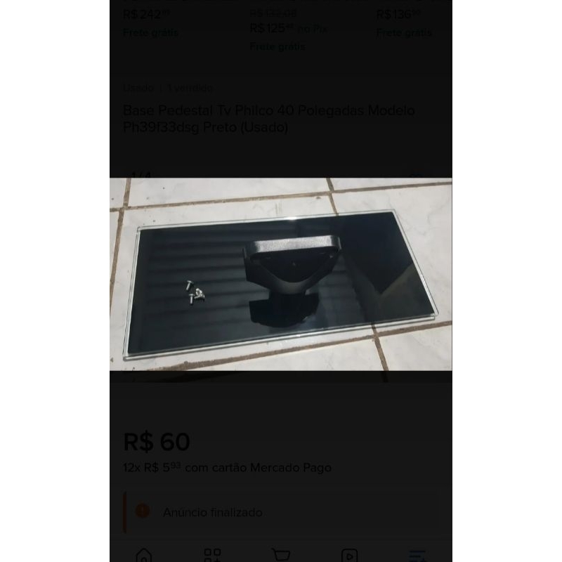 Base suporte TV philco 40 polegadas modelo PH39F33DSG