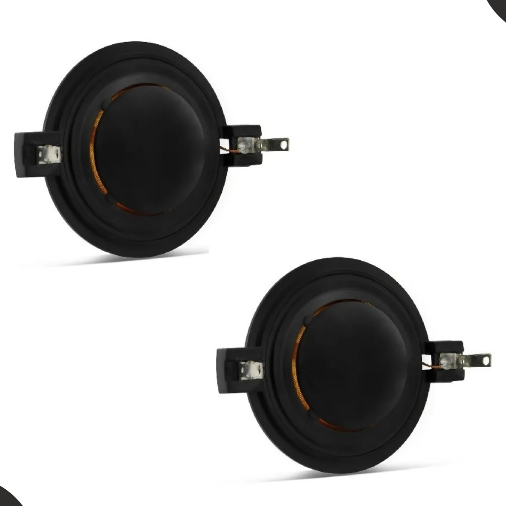 Kit 2 Reparo Musicall Para Corneta Venture Driver Tsr Orion 8ohms 120wrms som automotivo potente caixa trio paredão