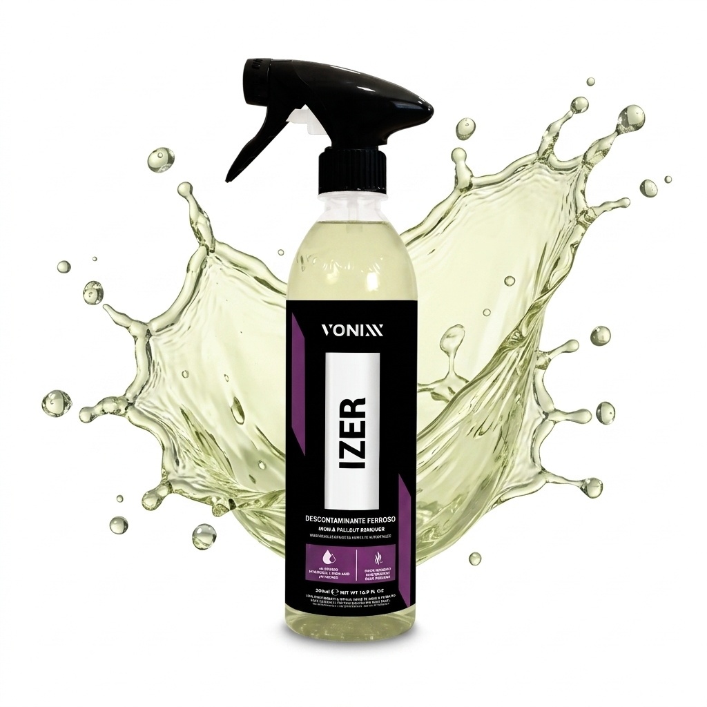 Izer 500ml Vonixx Descontaminante Ferroso Automotivo Limpa Rodas Remove Pó de Freio e Ferrugem do Carro
