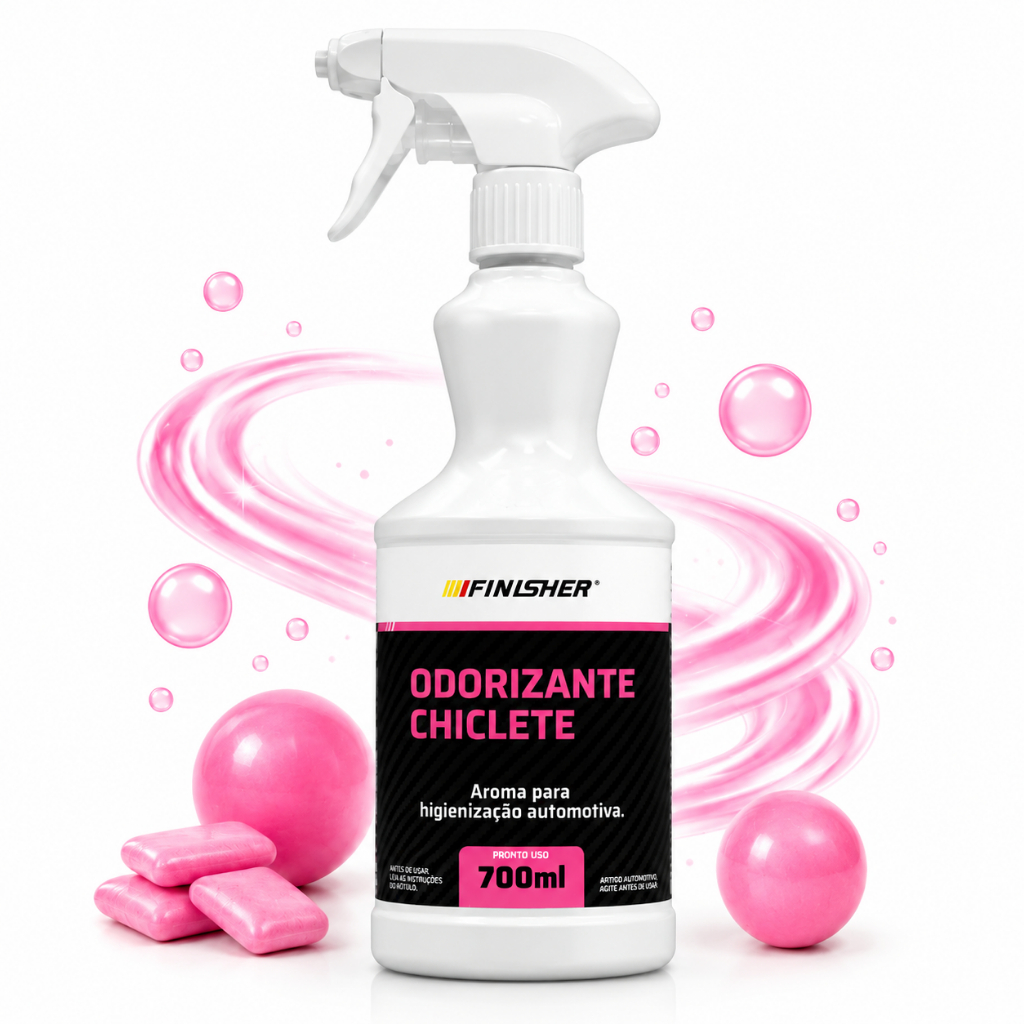 Cheirinho Para Carro Odorizante Spray Aromatizador Chiclete 700ml Finisher