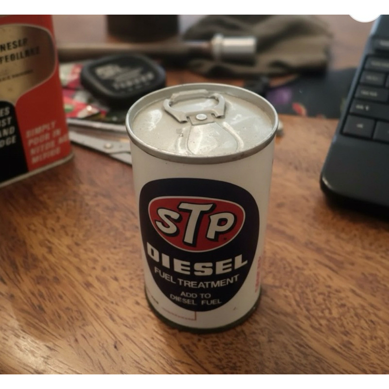 RARA LATA ANTIGA DE TRATAMENTO DE ÓLEO DIESEL STP