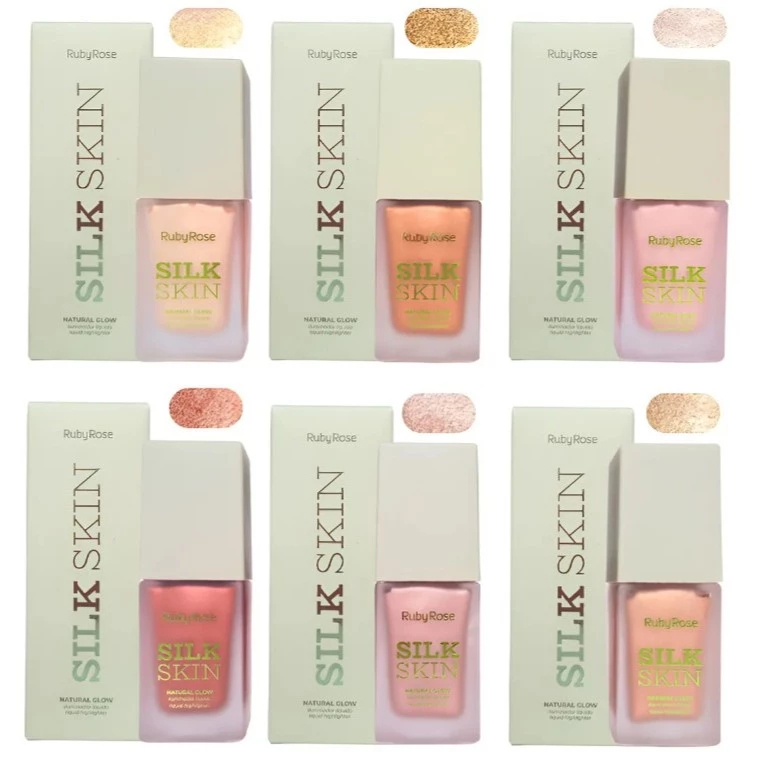 Iluminador Liquido Ruby Rose Silk Skin Natural Glow HBF1601
