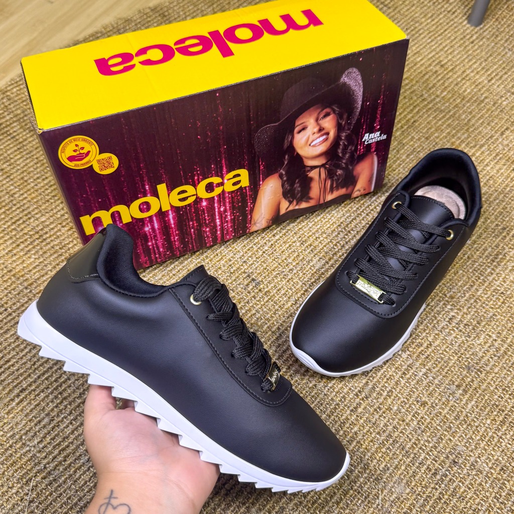 Tênis Sapato Feminino Moleca Street Comfort Leve Moda Inverno Casual