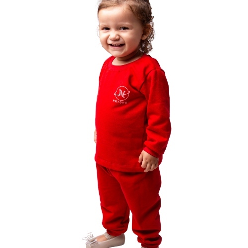 Conjunto Moletom Flanelado Quentinho Bebe Menina Confortável Infantil Bebê Feminino Frio Inverno Brasil