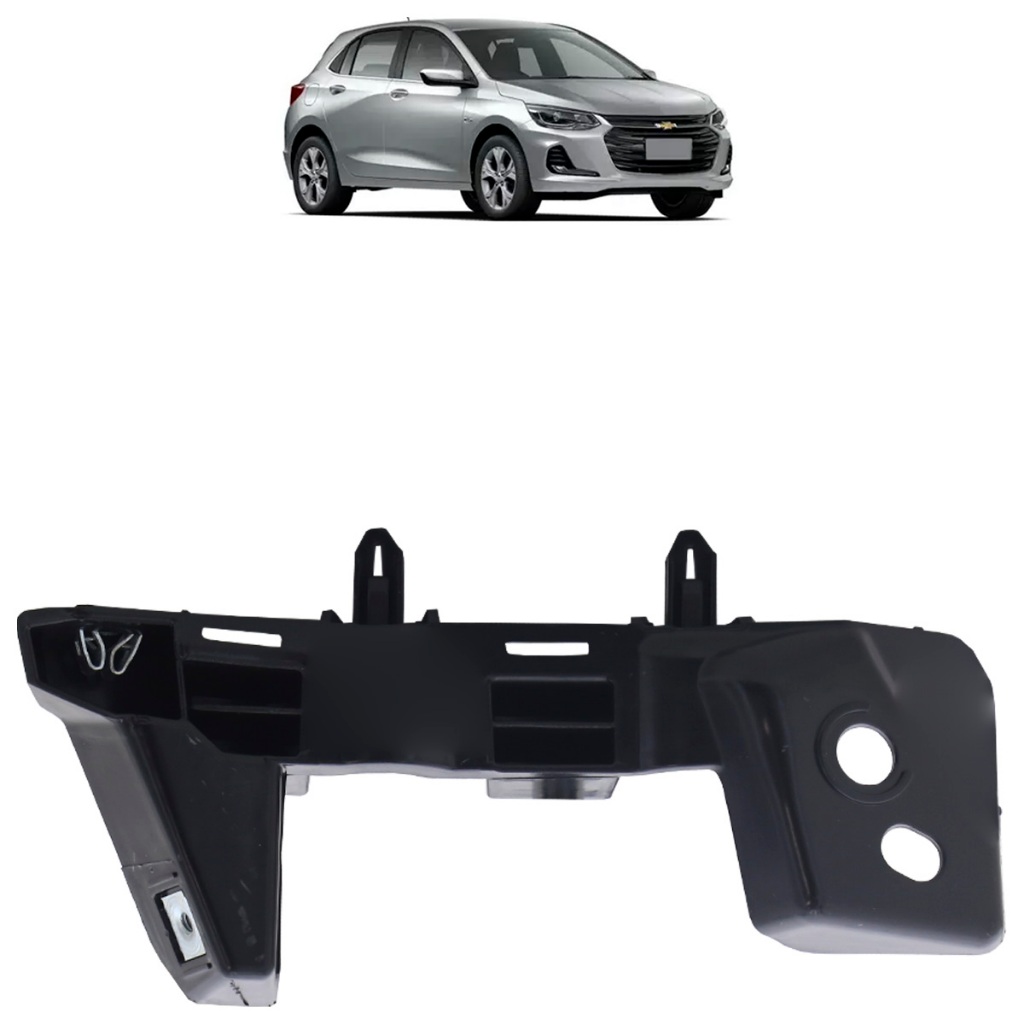 Suporte Guia Onix 2020 2021 2022 Preto Parachoque Dianteiro