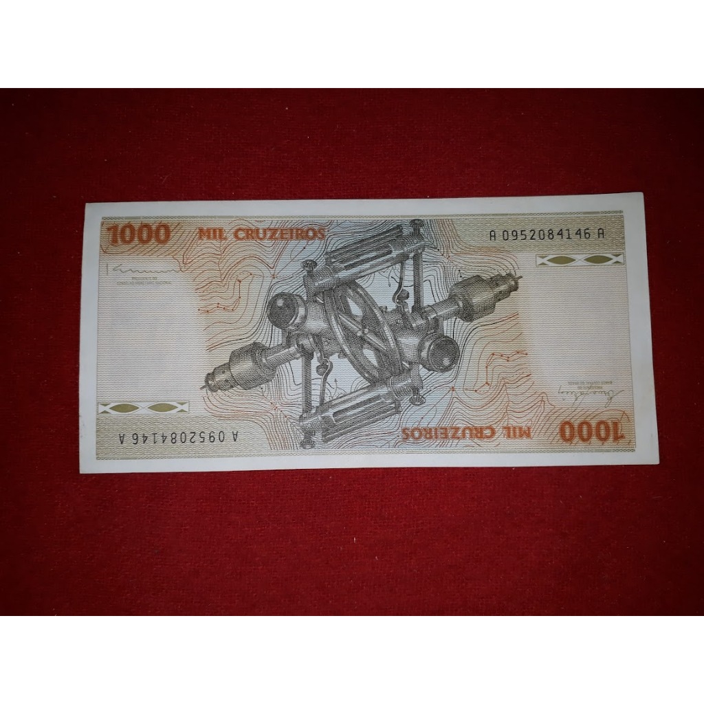 Cedula C 154 1000 cruzeiros 1979 - SOBFE Anuncio 0034