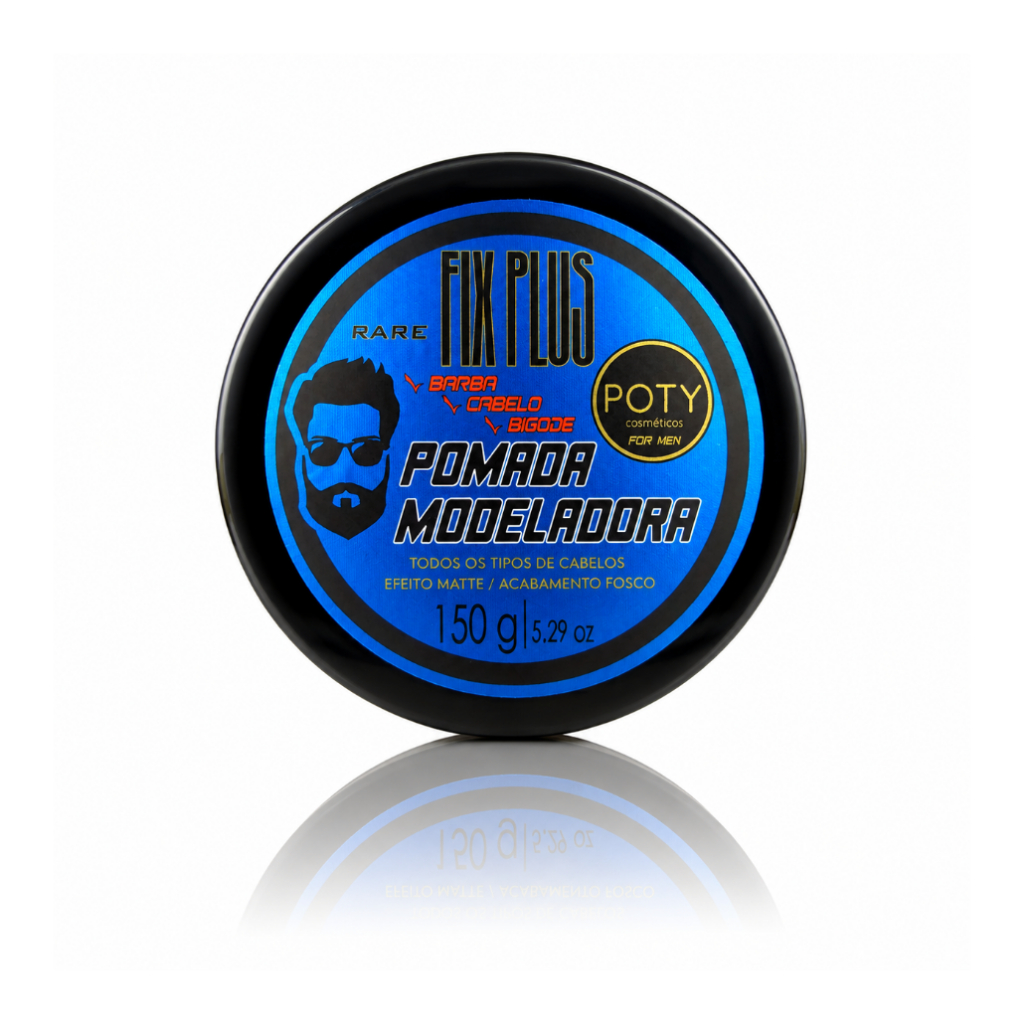 Pomada Modeladora Rare Barba e Cabelo 150g Poty Cosméticos