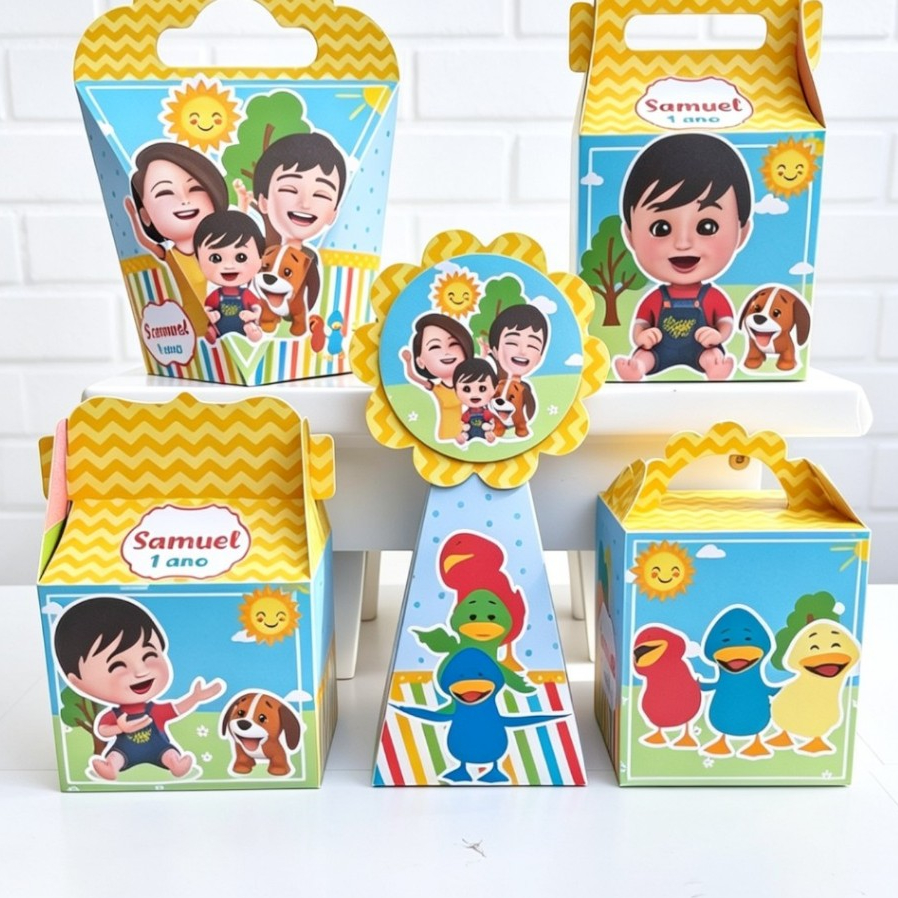Kit Festa 3 PALAVRINHAS Personalizado (PEGUE E MONTE) | Lembrancinhas e mimos para aniversário