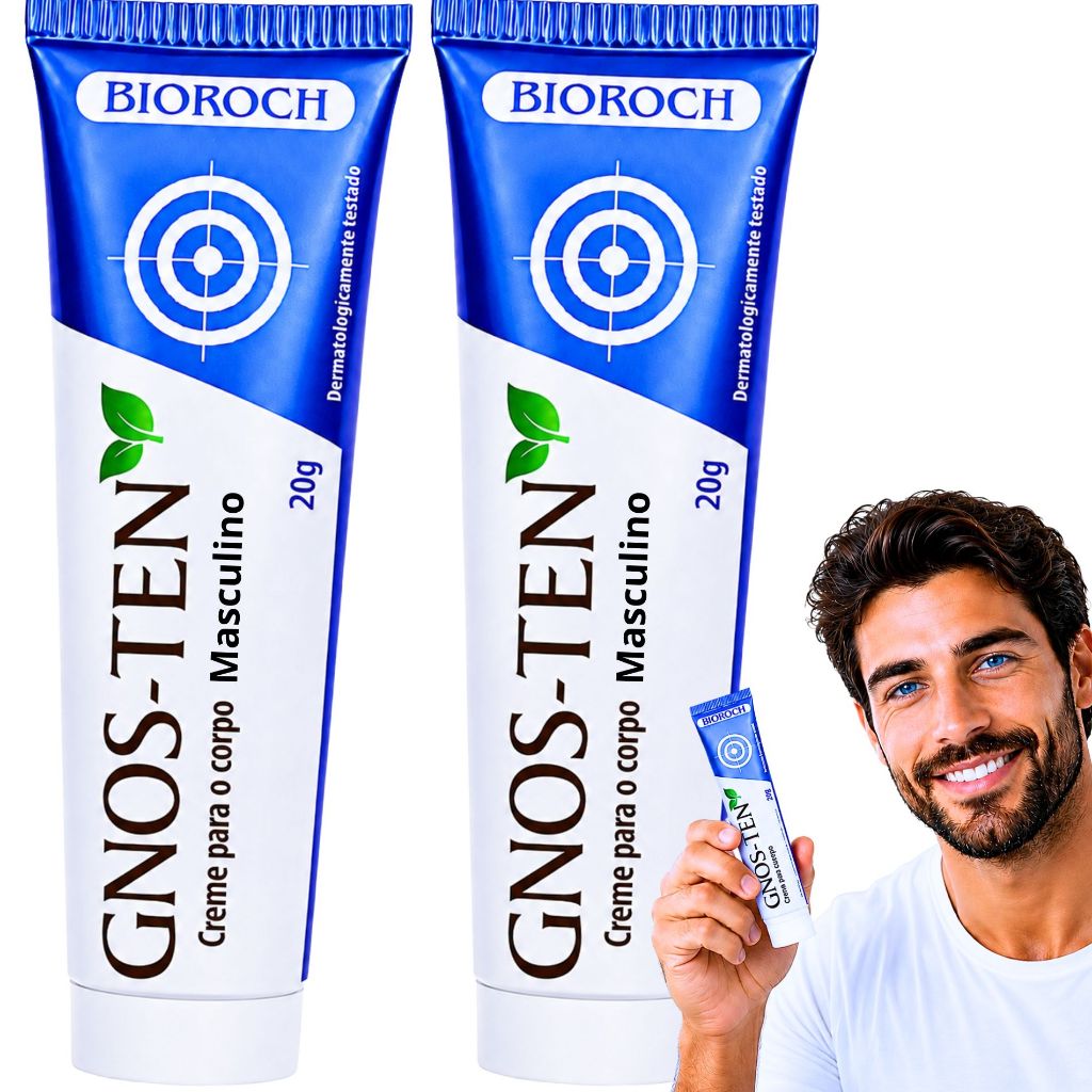 Creme Íntimo Para Coceira Gnos-ten KIT 2 UN. Pomada Íntima