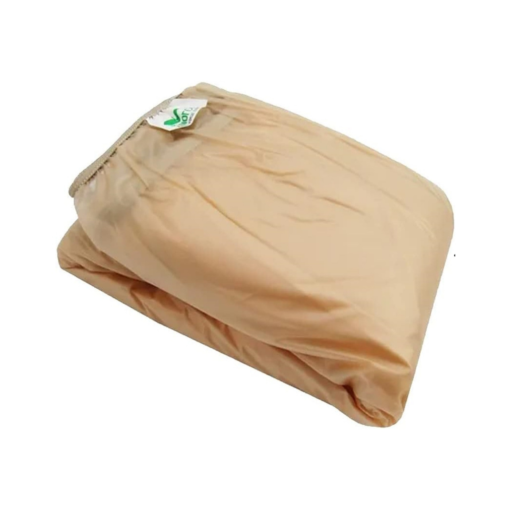 Lençol Capa Protetor Impermeável Siliconizado (com elástico) Bege - Senior Care