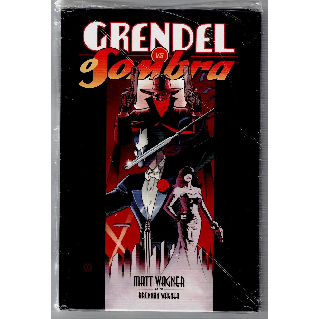 Hq Grendel Vs O Sombra - Dynamite/ Dark Horse Comics - Mythos 2016 - Matt Wagner - Nova e Lacrada