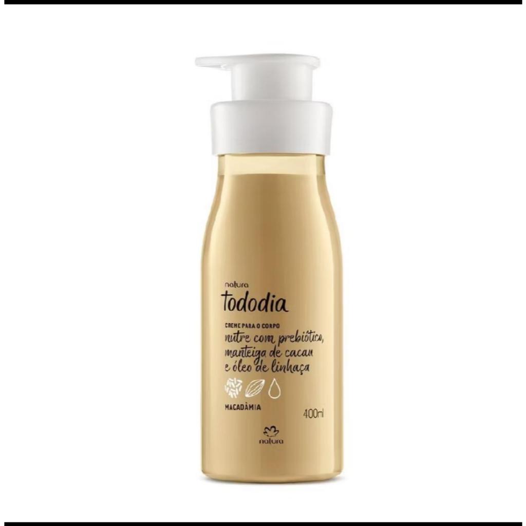 Desodorante hidratante corporal feminino natura todo dia Macadamia 400 ml