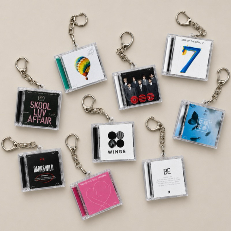 Chaveiro Mini CD BTS com NFC