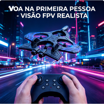 DLI Avião RC de Combate em Espuma, Super Resistente, Bateria Recarregável, 2.4GHz 4 Motores