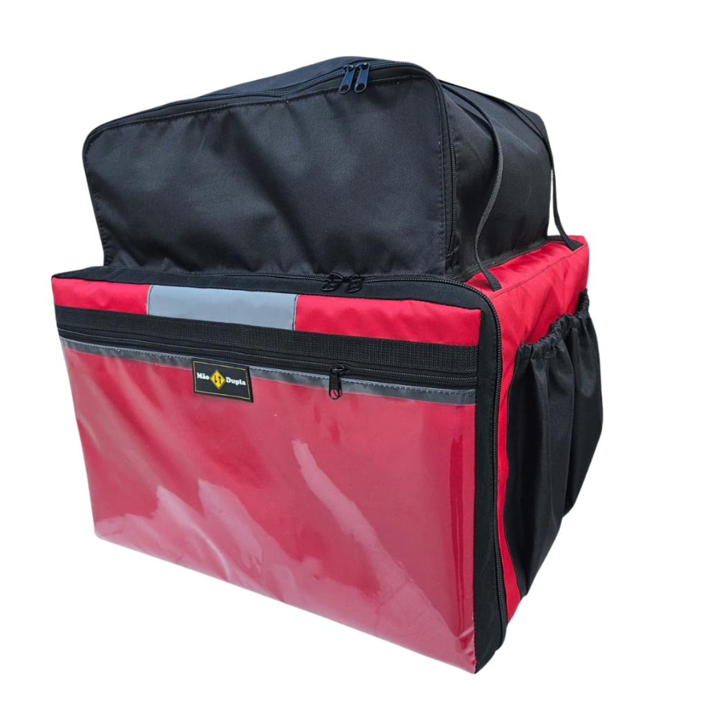 Bag de entrega delivery mochila motoboy 60 litros pizza aplicativo lanches