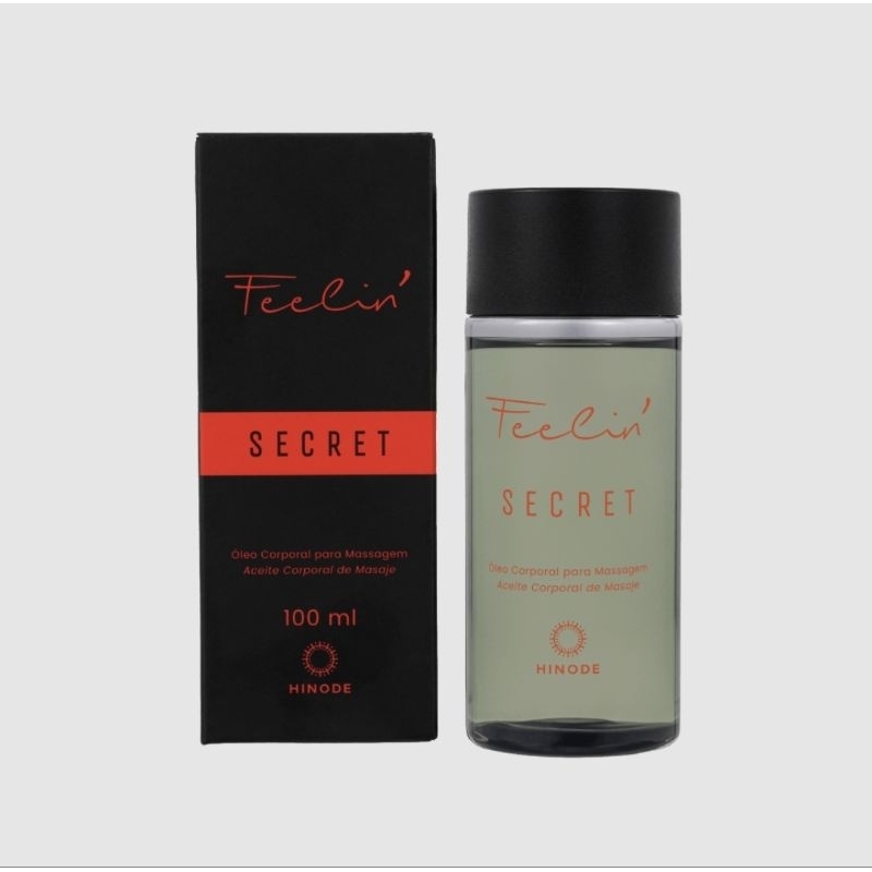 Óleo Corporal para Massagem Feelin Secret 100 ml Hinode Dia dos Namorados