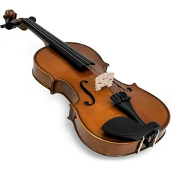 Conjunto de violino VEDO 4/4 tamanho normal, acabamento fosco, adequado para iniciantes e adultos, com estojo rígido