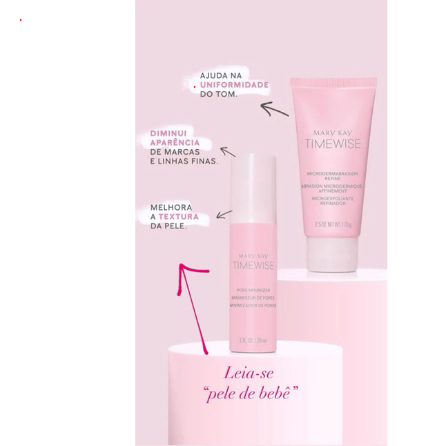 Kit Peeling de Cristal -  Microdermoabrasão - Mary Kay