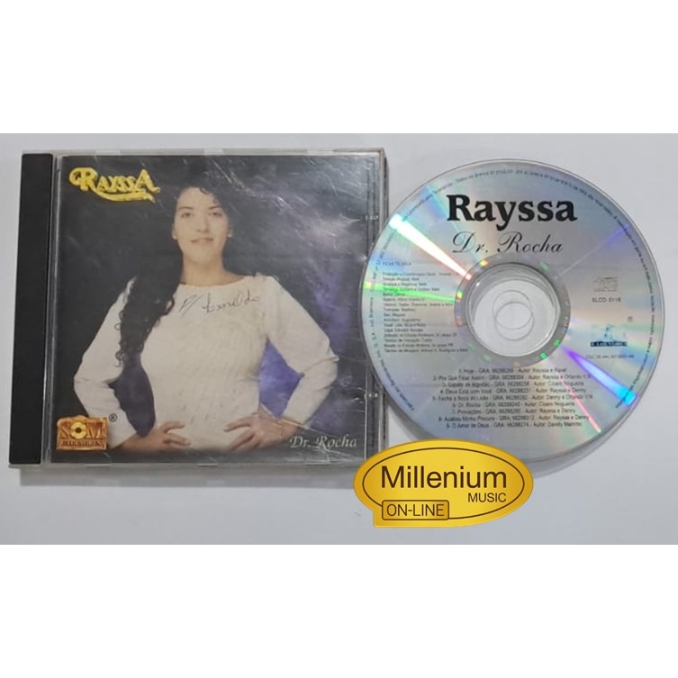 CD Rayssa Peres Dr. Rocha 1995 Original Gravadora Colecionador Ótimo Estado