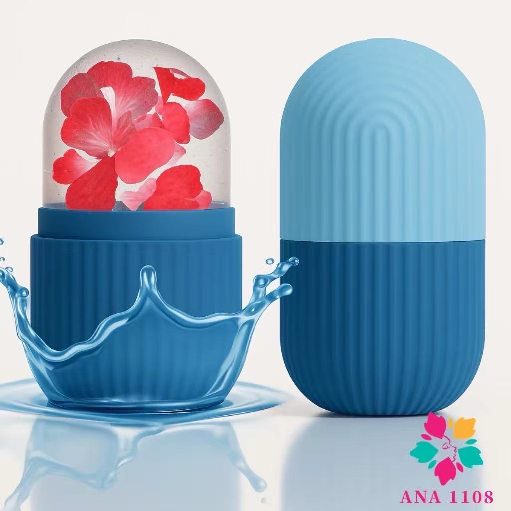 Kit12 Cuidados Com A Pele Facial Desincha Contorno De Cubos De Gelo De Silicone Bolas Do Rosto Massageador · foto 2