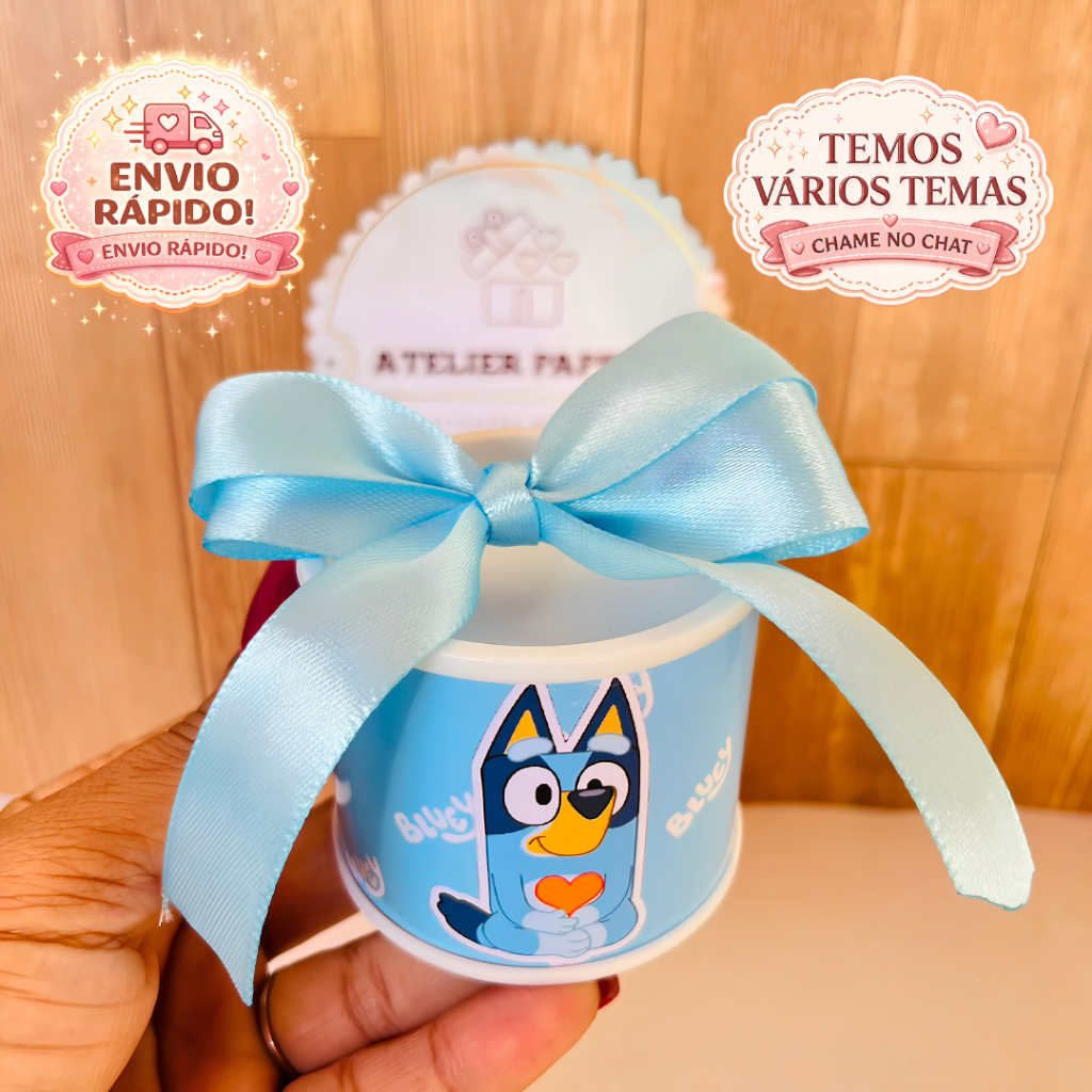 ENVIO RÁPIDO Kit deTubolatas Personalizada 5x6 cm | Lembrancinha | Vários Temas