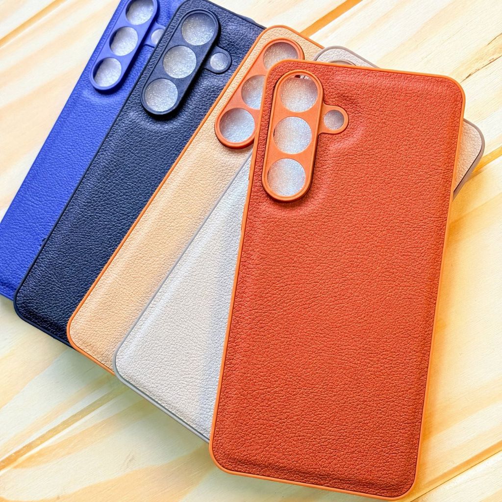 Capa Capinha Case anti impacto em couro para Samsung Galaxy S20 Fe | S23 Fe | S24 Fe | S25 Fe