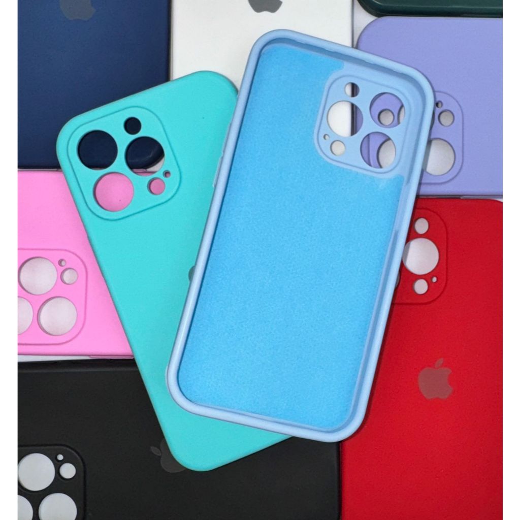 Capa Protetora iPhone 13 Pro Silicone com Proteção de Câmera Interior Aveludado Macia TPU
