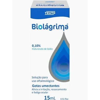 Colírio Biolágrima 10ml - Alívio do Ressecamento e Hidratação Prolongada