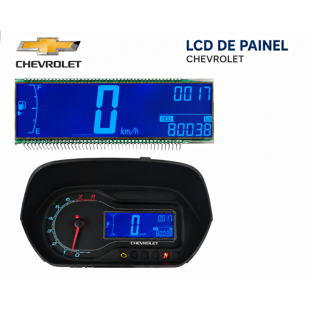 Display Lcd Painel Instrumentos Gm Tracker Spin Cobalt Lt Ls Azul ORIGINAL