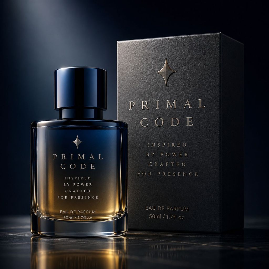Primal Code 50ml -perfume masculino/Amadeirado • Aromático • Intenso/Alta Fixação-Aroma Intenso Marcante e Elegante n&v