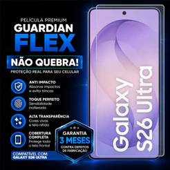 Película de Proteção Guardian Flex Para Samsung Galaxy S26 S25 S24 S23 S22 S21 S20 Plus Fe Ultra