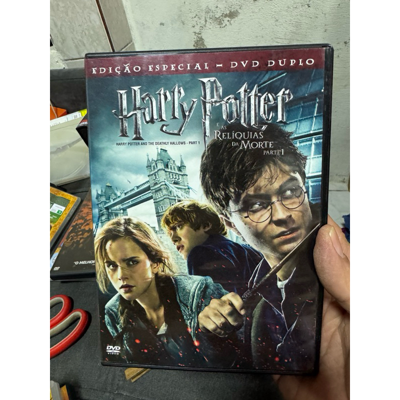 dvd duplo Harry Potter e as relíquias da morte parte 1 - original e dublado - fotos reais