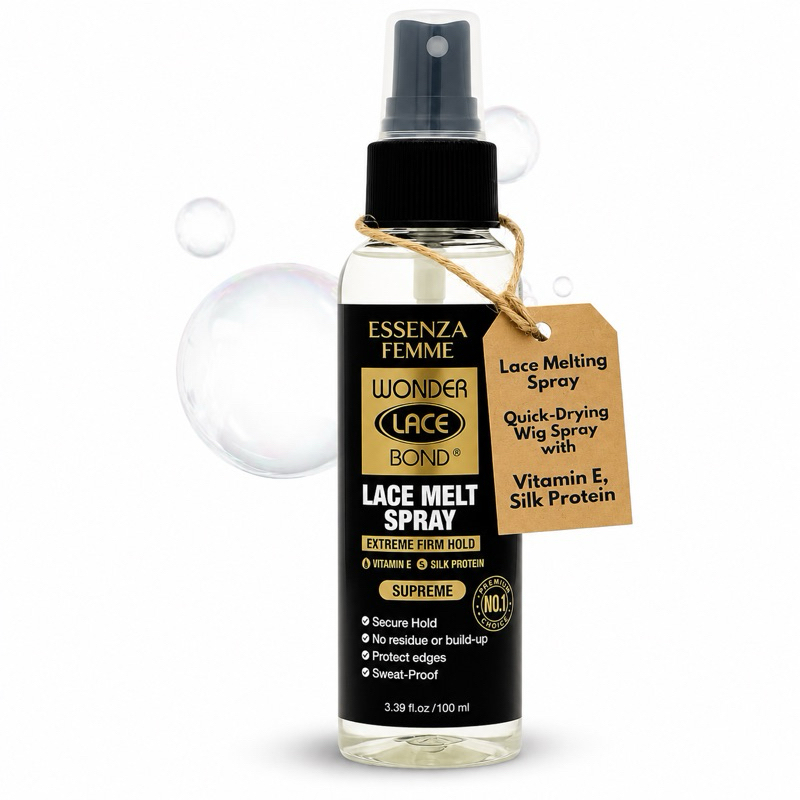 Melt spray derrete tela de Lace Front Melting Ebin Supreme 100ml/10ml para Experimentar