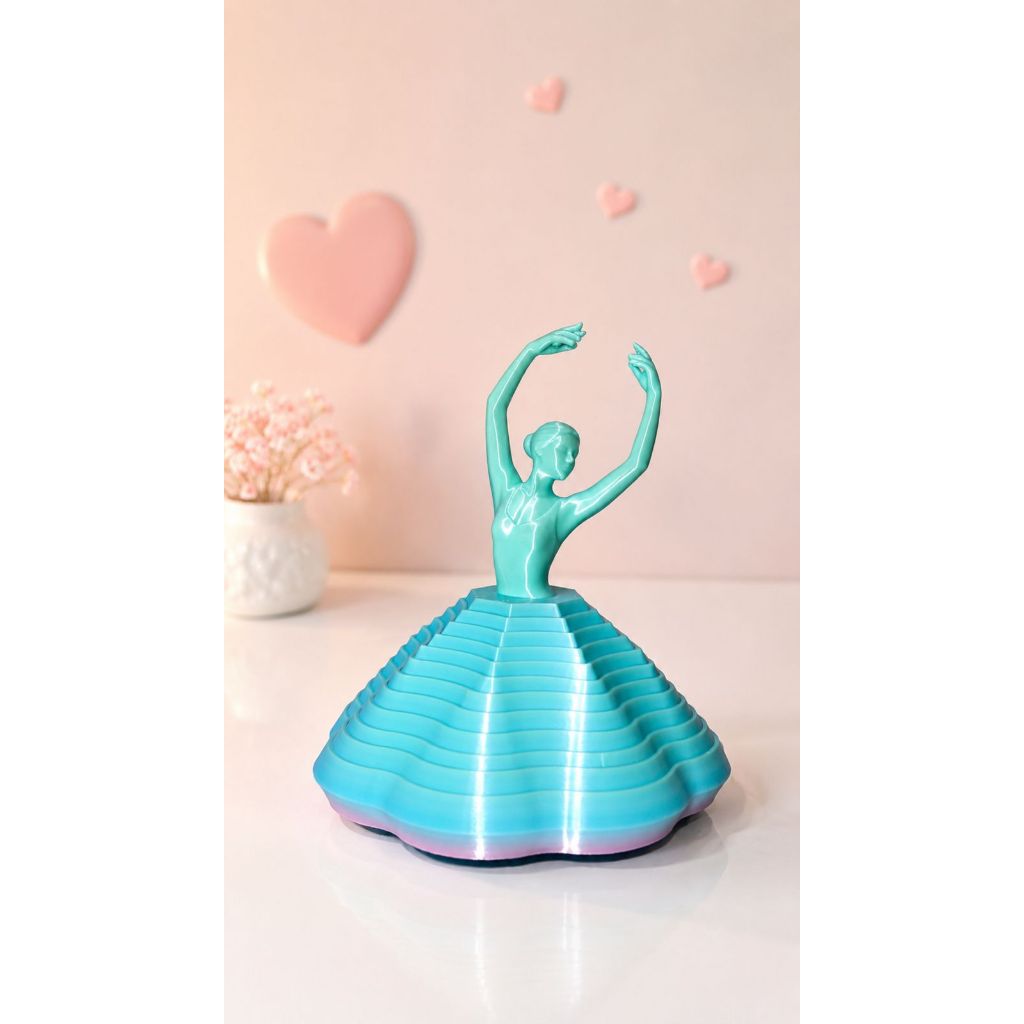 Bailarina Sensorial Colorida | Brinquedo Sensorial Decorativo Antiestresse para Crianças e Adultos