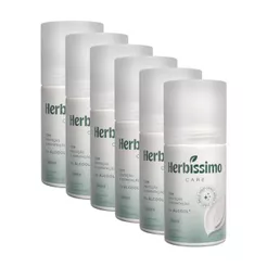 Kit Desodorante Roll-On Antitranspirante Herbíssimo Care Tradicional 50ml (6 unidades)