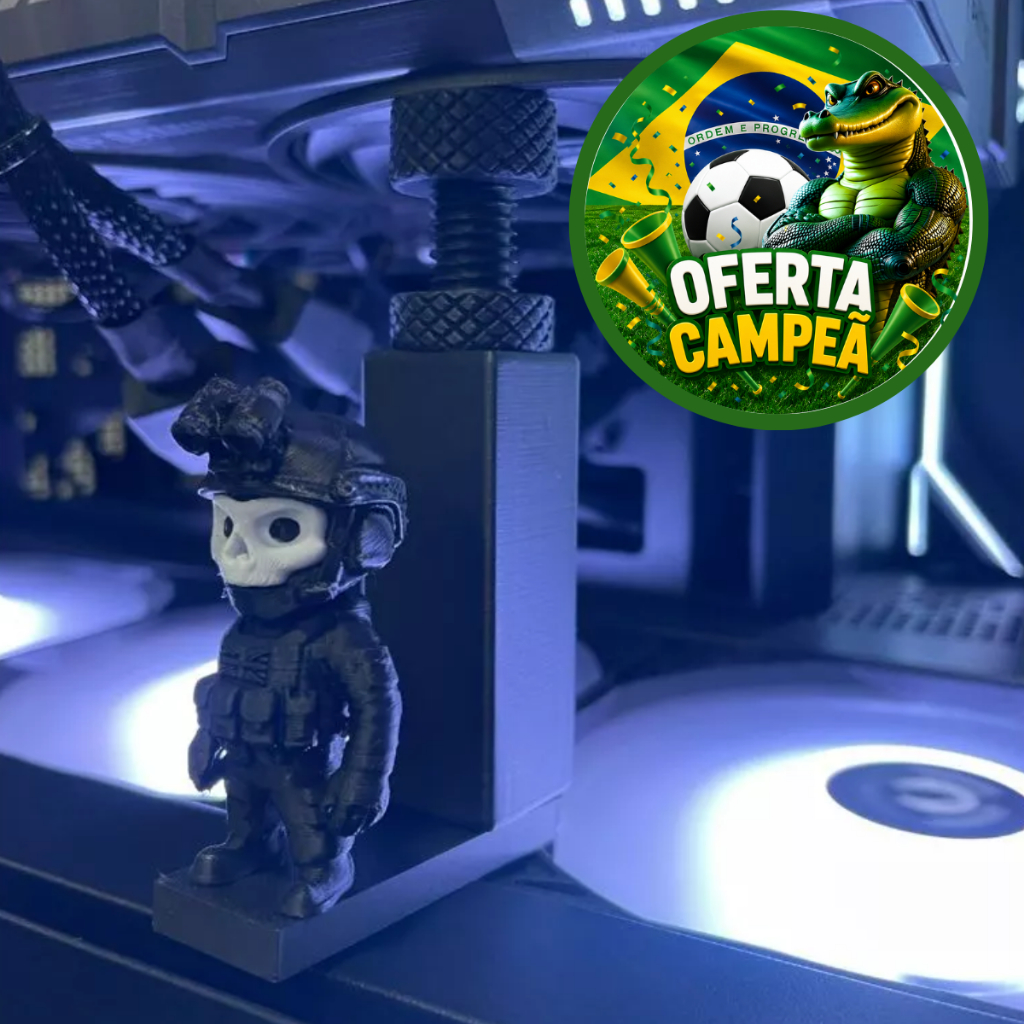 Suporte Ajustável para Placa de Vídeo 7cm A 12cm Ghost Call Of Duty