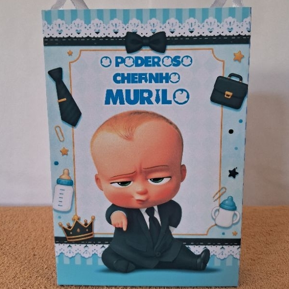 Sacolinhas P Personalizadas para Lembrancinhas Festa Infantil Tema Poderoso Chefinho