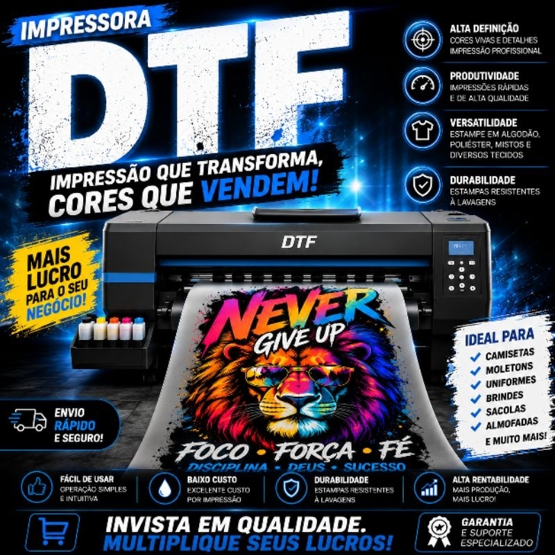 Estampas Impressão Dtf Alta Qualidade Cabeça de Impressão I3200 100x60cm 1metro