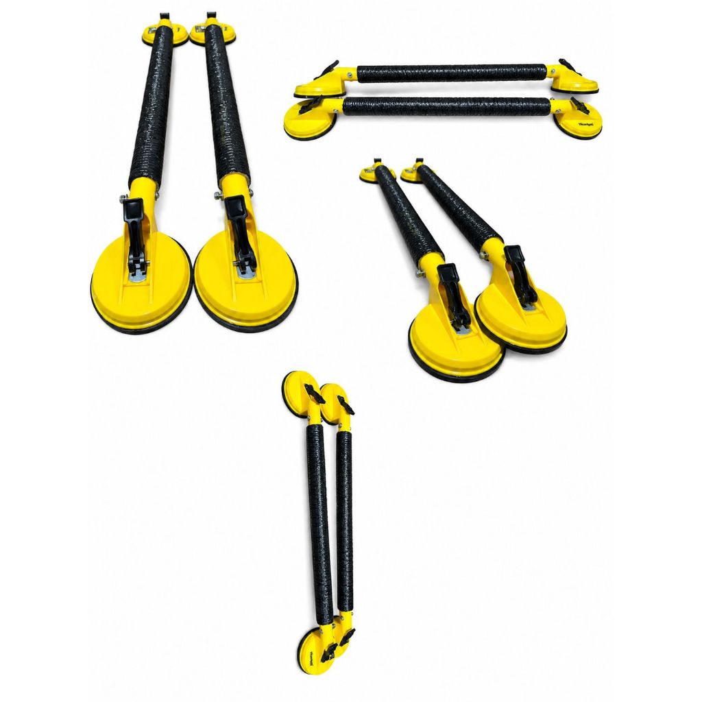 Rack De Teto Universal Com 4 Ventosa Surf Amarelo — imagem 2 de 2