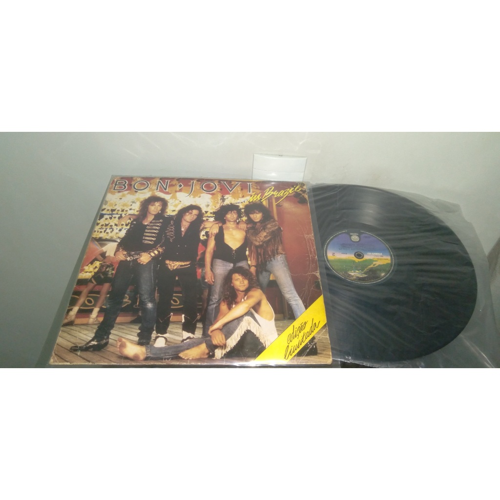 LP Bon Jovi In Brazil Edição Limitada Exclusivo Brasil 1989