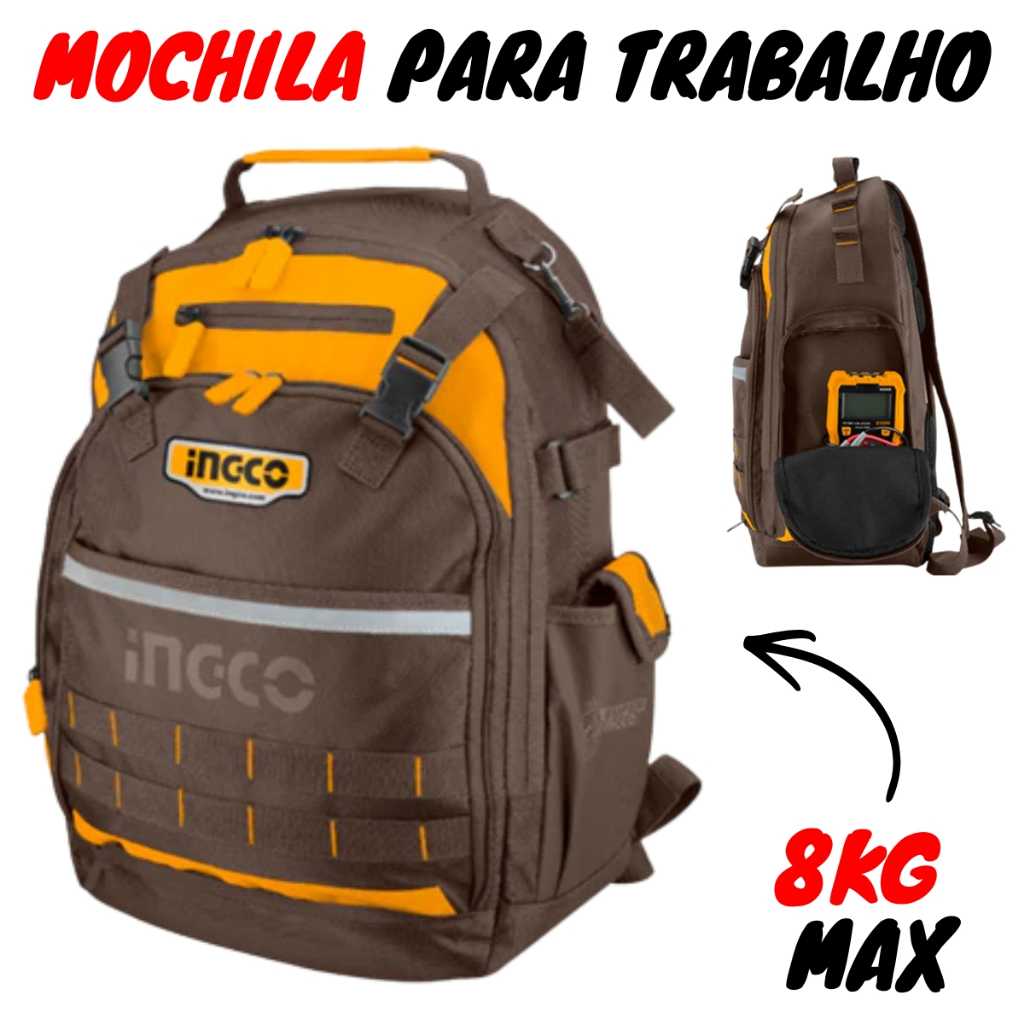 Mochila Para Ferramentas Reforçada (HBP01028) - Ingco