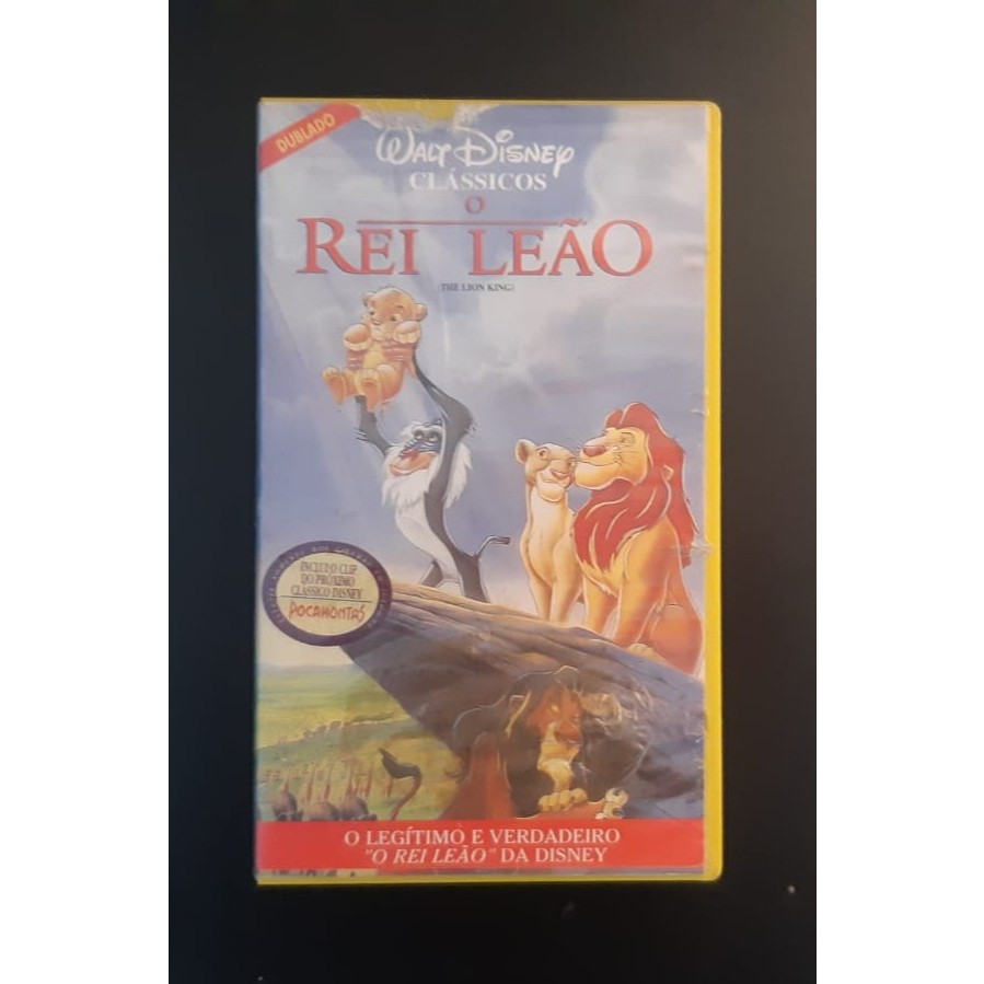 FITA VHS O Rei Leão - FITA VERDE DISNEY - Usado