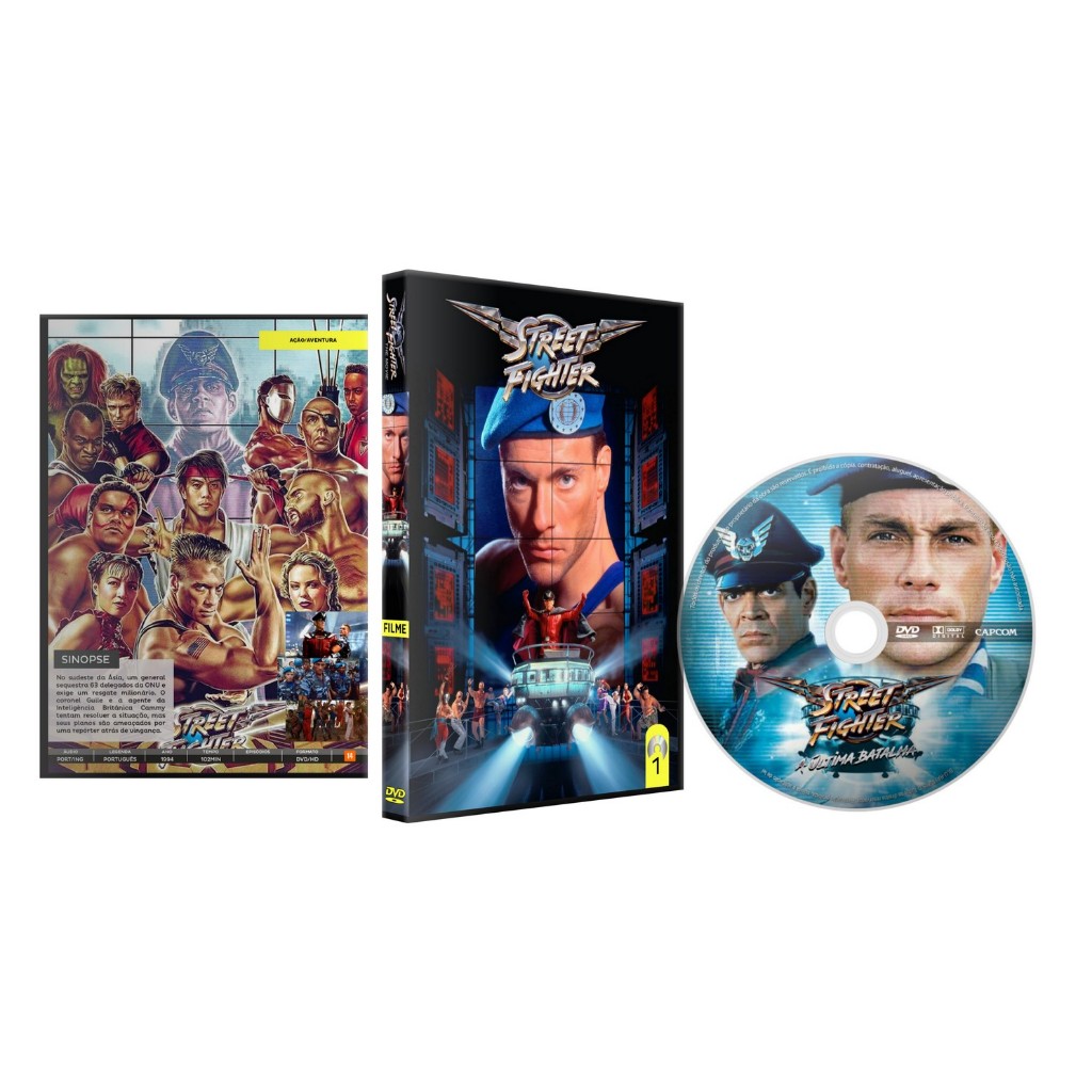 Dvd Street Fighter - A Última Batalha Van Damme Dual Áudio Hd